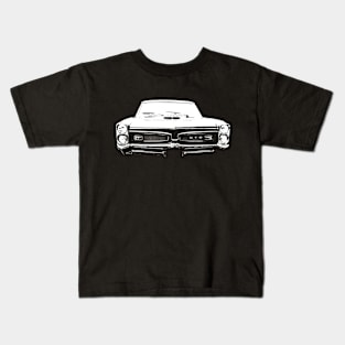 Pontiac GTO 1960s American classic car monoblock white Kids T-Shirt